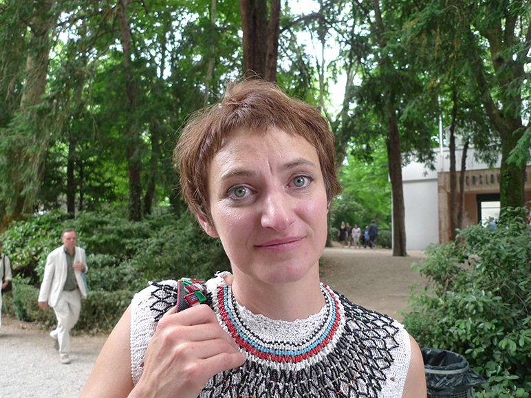 Irene Hug, artist (Photo: Barbara Fässler)