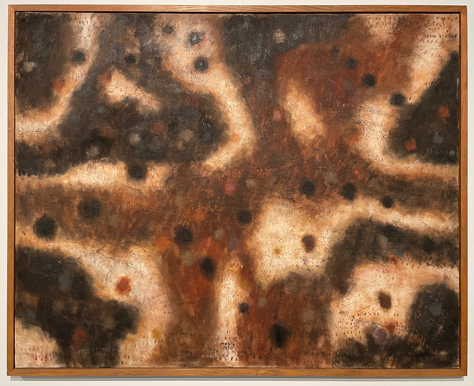 Zoran Mušiç, Terre dalmate, 1959, Öl auf Leinwand