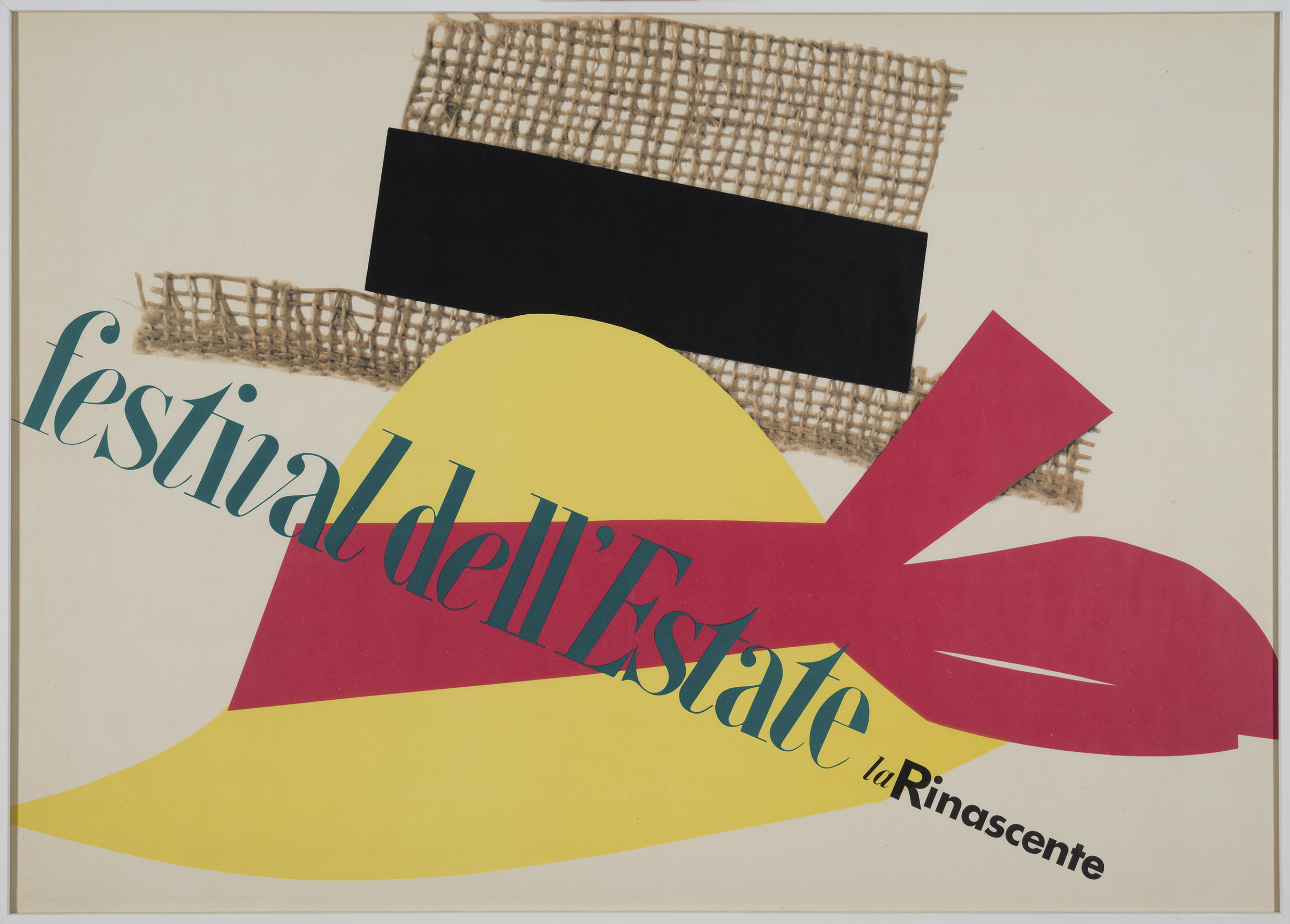 Max Huber, Lora Lamm, La Rinascente - Festival dell’Estate, 1954, Poster, Offset, Archivio Max Huber

