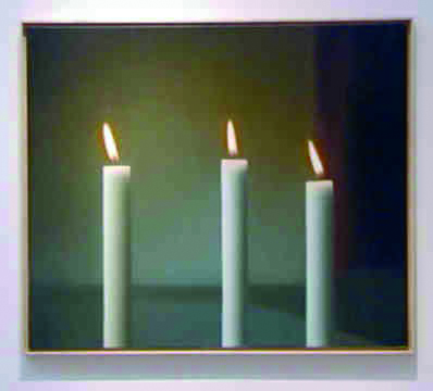 Gerhard Richter, Drei Kerzen, 1982