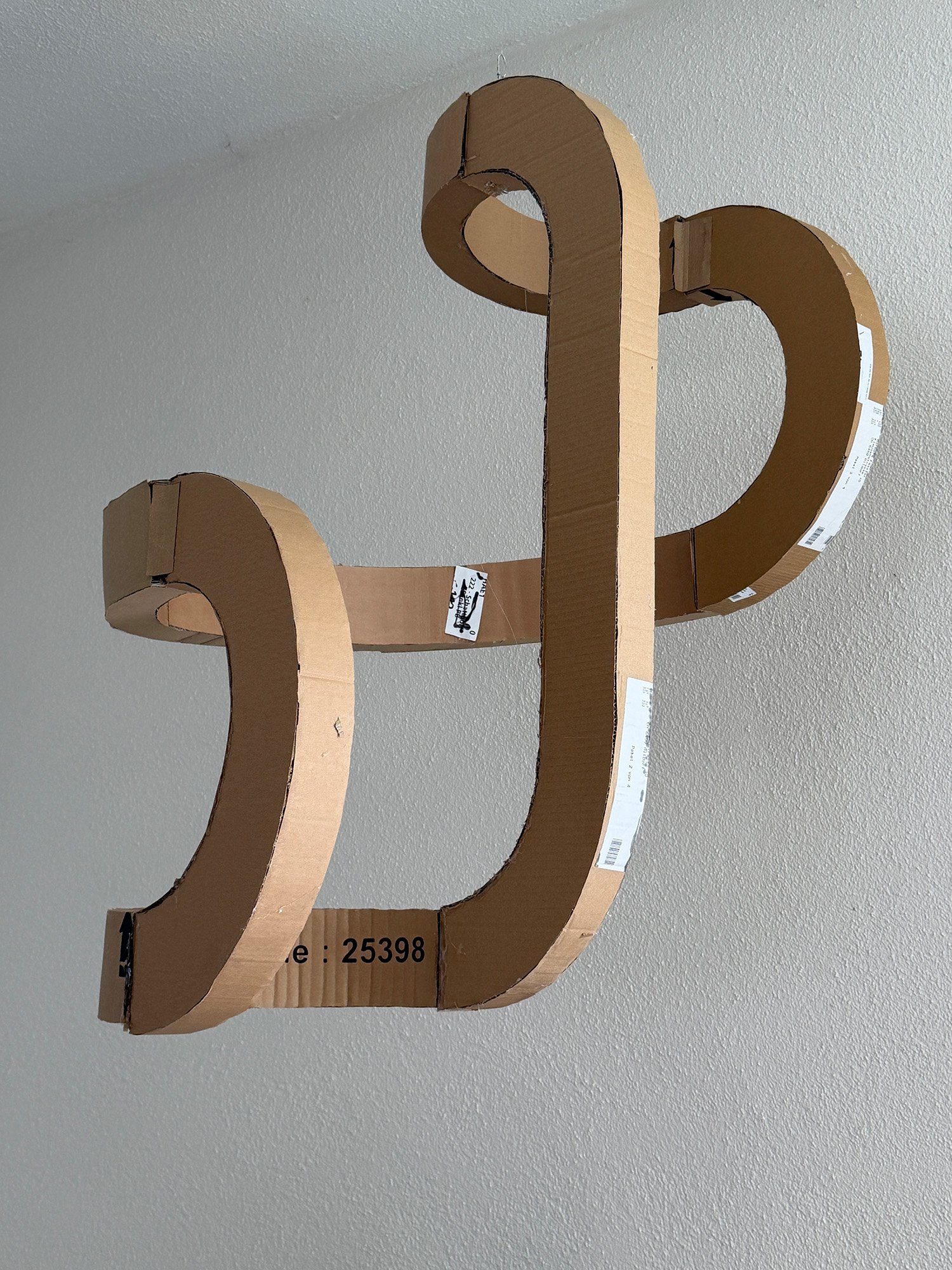 Constructing with cardboard