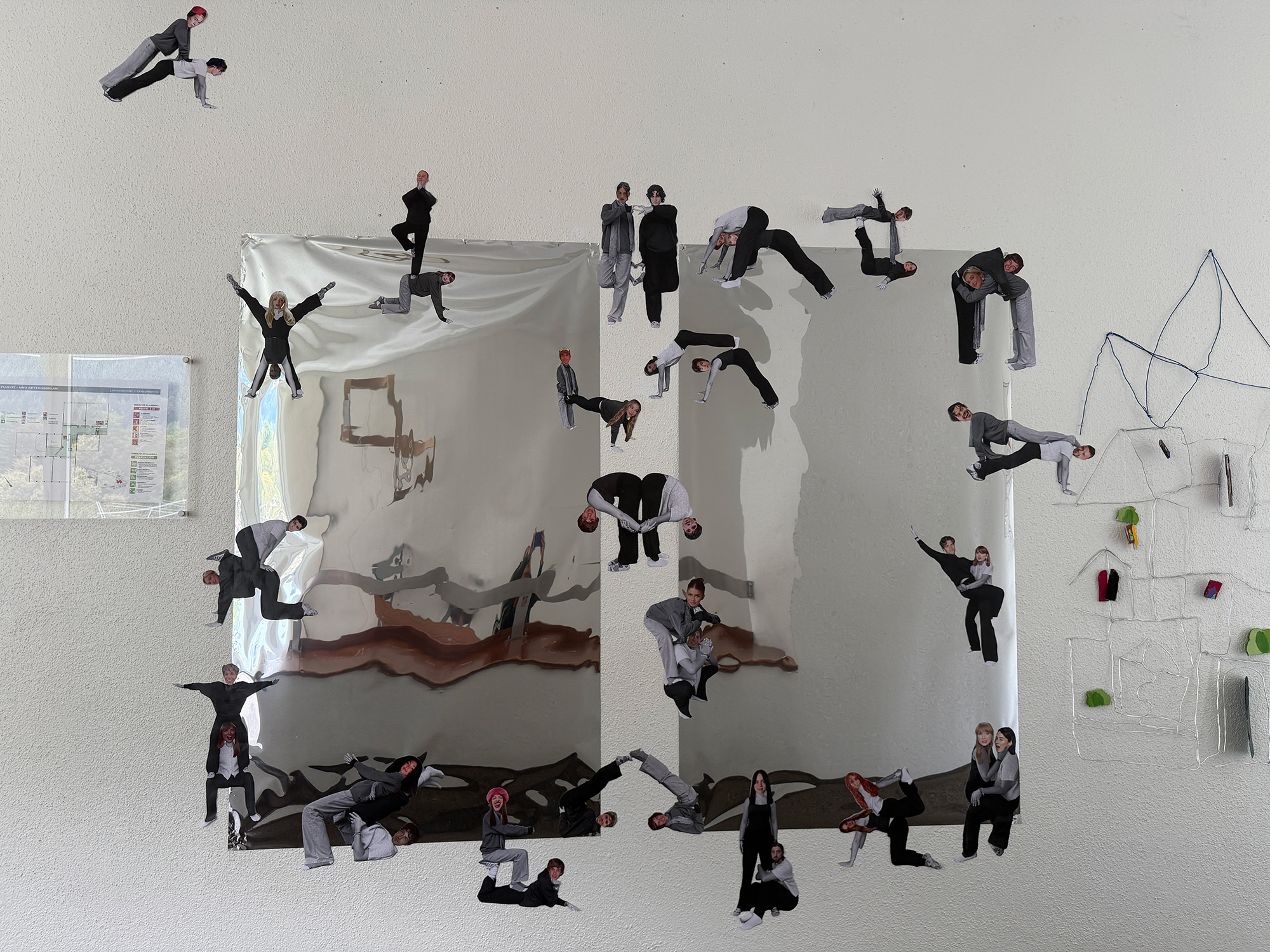 Collaging with aluminium