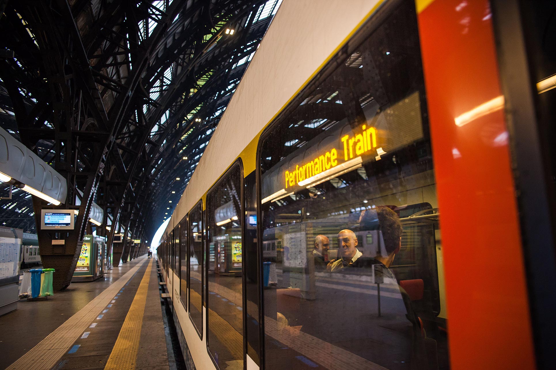 The ArTransit Performance Train is ready to start (Photo: Tania Volobueva)