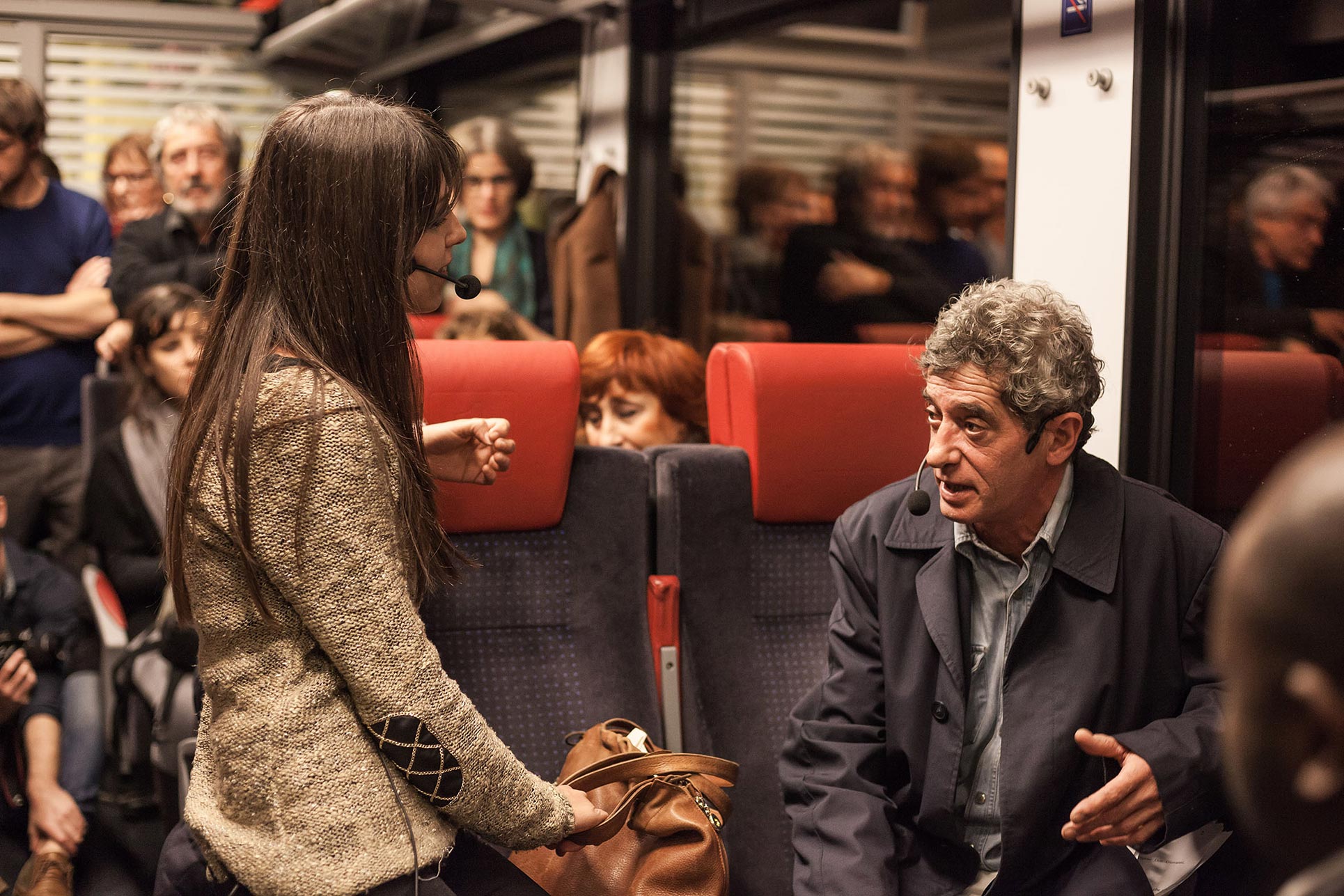 Marco Solari and Xhilda Lapardhaja performing The last Truth of Enrico Filippini (Photo: Tania Volobueva)